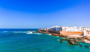 Aerial view on old city of Essaouira in Morocco