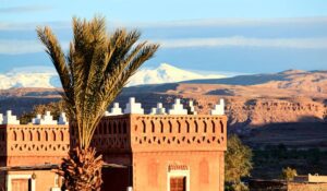 Aït Benhaddou the pearl of Moroccan desert at dawn 