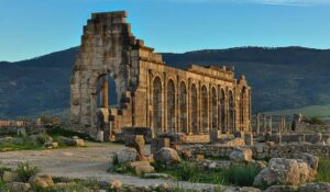 Ruins of an Ancient Roman City in Volubilis, Morocco