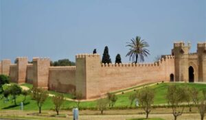 Chellah Necropolis ruins at Rabat Morocco