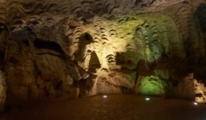 Interior of the The Caves of Hercules in Cape Spartel in Morocco