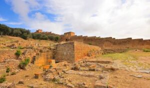 The interior of Chellah, Sala Colonia, in Rabat
