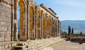 Volubilis site in Morocco, Meknes province