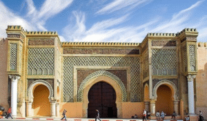 Bab Mansour Gate in Meknes, Morocco