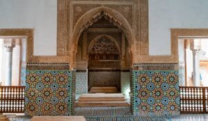 Moroccan architecture with Zeliij mosaics