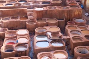 Morocco, Fes, tanneries