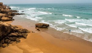 Sandy beach near Sidi Ifni, Morocco