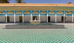 The Beautiful Grand Courtyard in Dar El Bacha